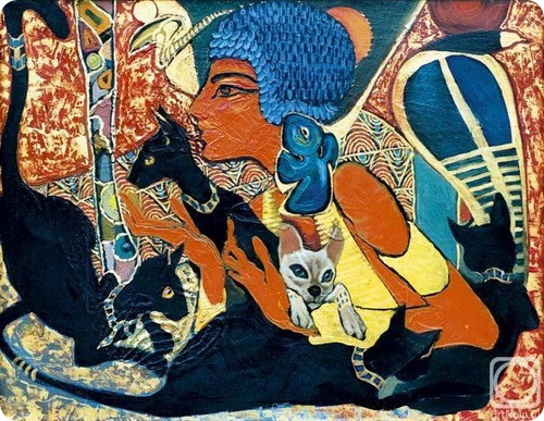 Рисунки кошек от Галла Абдель Фаттах