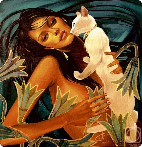 Рисунки кошек от Галла Абдель Фаттах