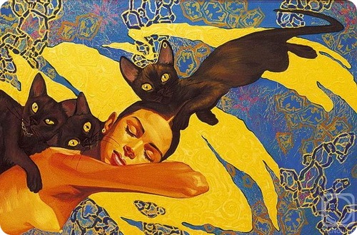 Рисунки кошек от Галла Абдель Фаттах