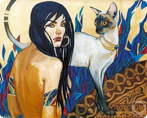 Рисунки кошек от Галла Абдель Фаттах