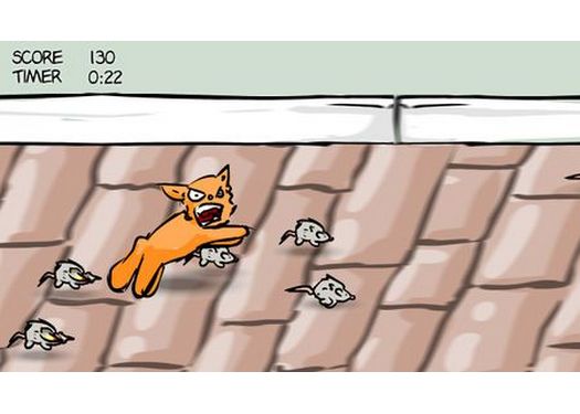 Flash игра голодный кот
