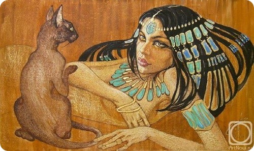 Рисунки кошек от Галла Абдель Фаттах
