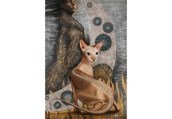 Рисунки кошек от Сергея Кустарева